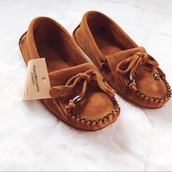 Tan Comfy Leather Moccasins (Fit Size 5.5) - Picture 3 of 8